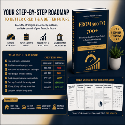 From 500 to 700+™ | The Ultimate Credit Repair Blueprint